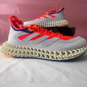 Adidas 4DFWD Low Solar Red Blue Size 8
